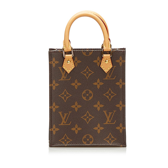 Louis Vuitton Handbags - LOUIS VUITTON Monogram Petit Sac Plat Satchel